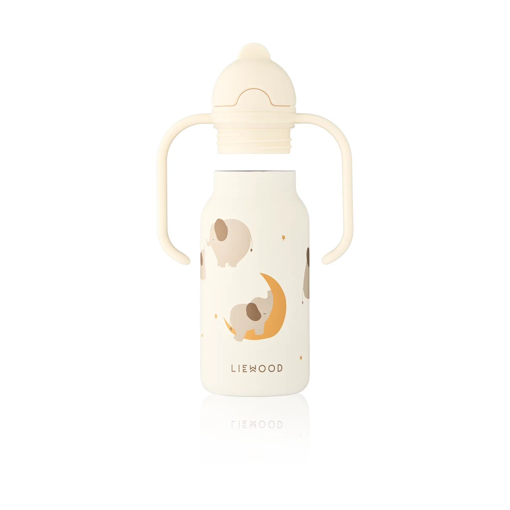 Kimmie 水瓶 25 cl, 大象主题_奶油色 Liewood