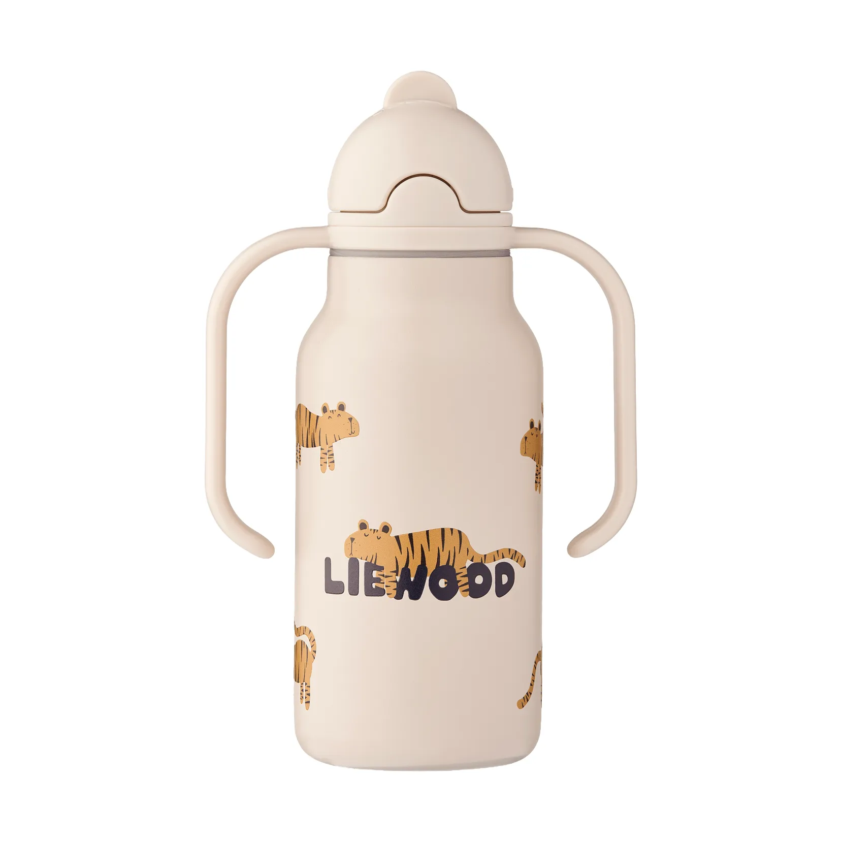 Kimmie 基米系列儿童水瓶25cl, 老虎图案_沙色 Liewood