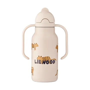 Kimmie 基米系列儿童水瓶25cl - 老虎图案_沙色 - Liewood