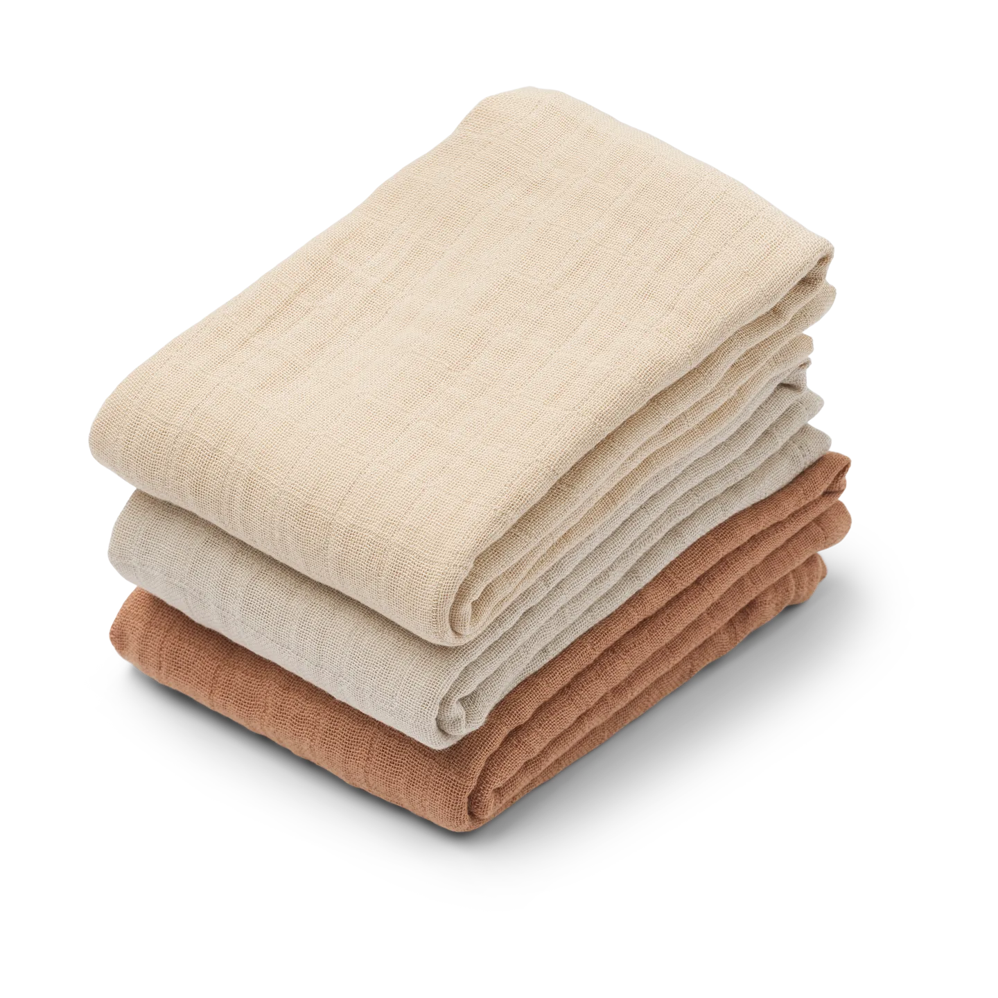 Lewis 平纹细布 毯子 3件 65x65 cm, Tuscany 玫瑰色 mix Liewood