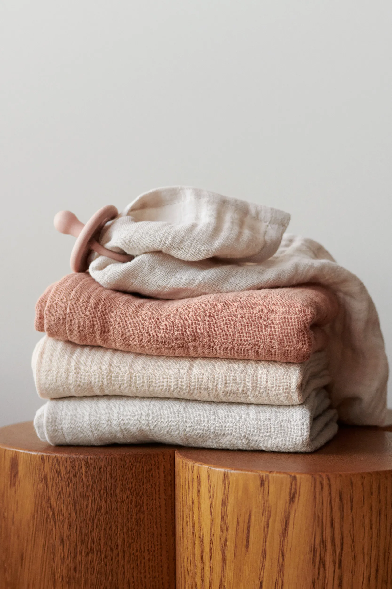 Lewis 平纹细布 毯子 3件 65x65 cm, Tuscany 玫瑰色 mix Liewood