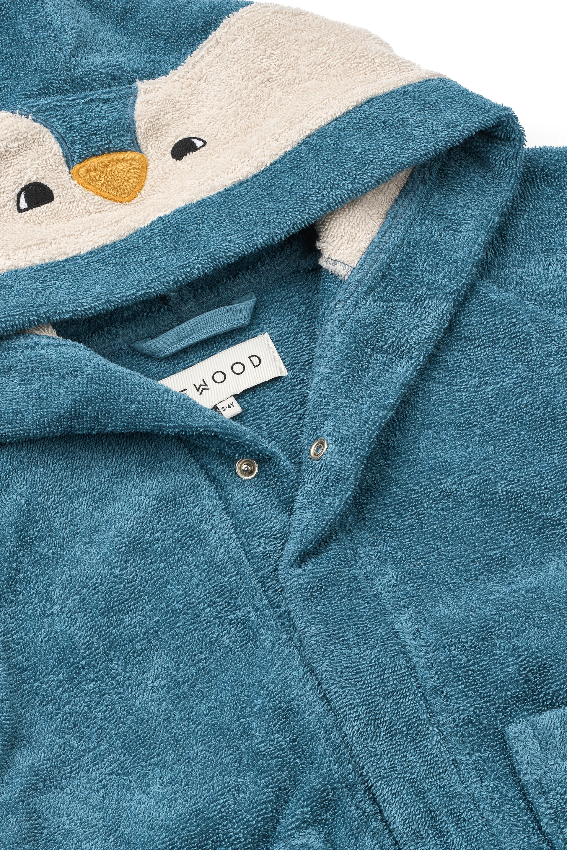 Lily 浴袍, Penguin oceanview mix, 7-8 years Liewood