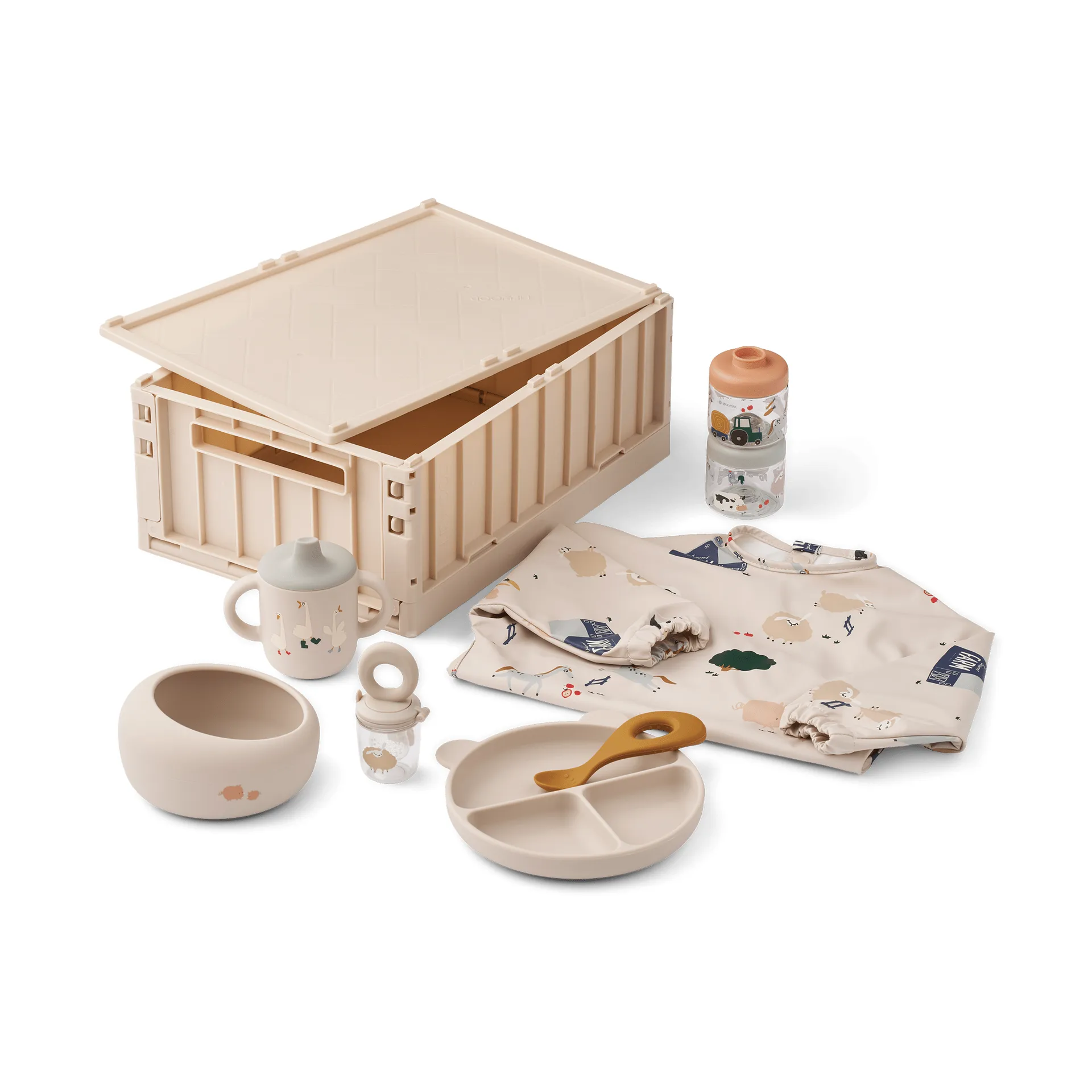 Meera Baby 餐具套装, Farmlife-Sandy Liewood