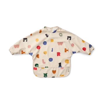 Merle bib with sleeve - 人物-沙色 - Liewood