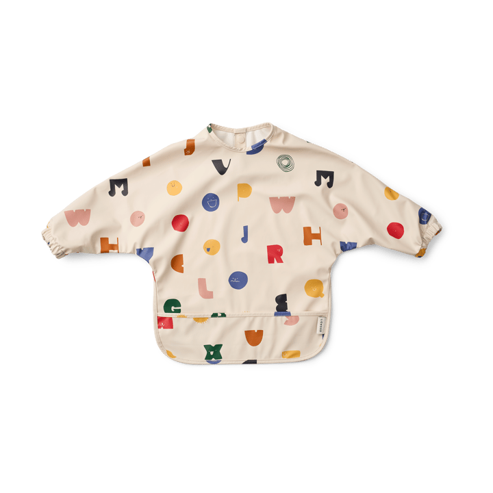 Merle bib with sleeve - 人物-沙色 - Liewood
