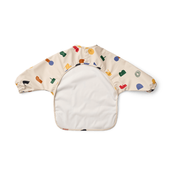 Merle bib with sleeve - 人物-沙色 - Liewood