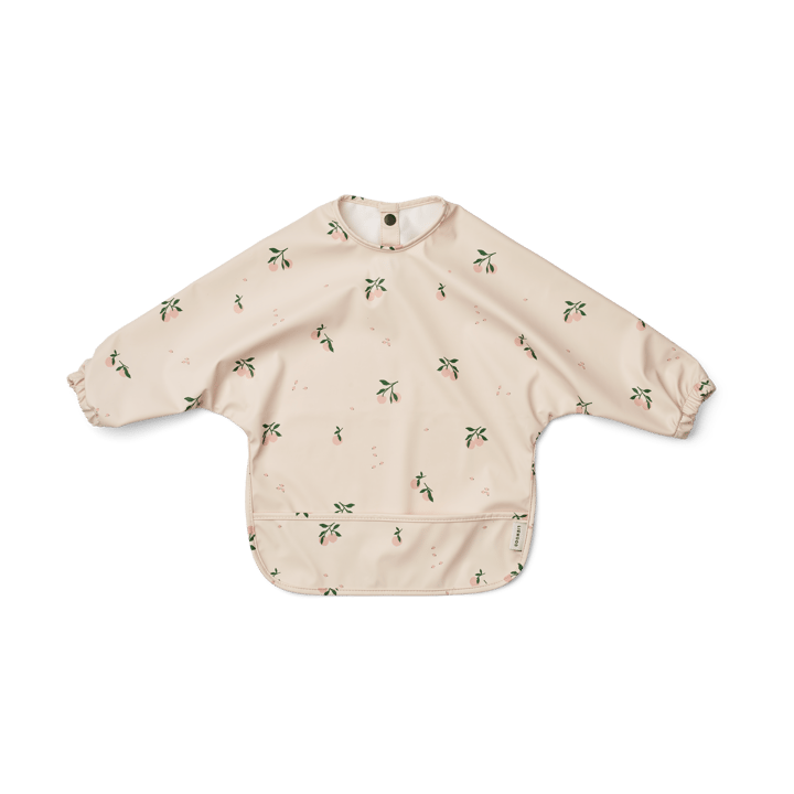 Merle bib with sleeve - 桃色-Sea shell mix - Liewood