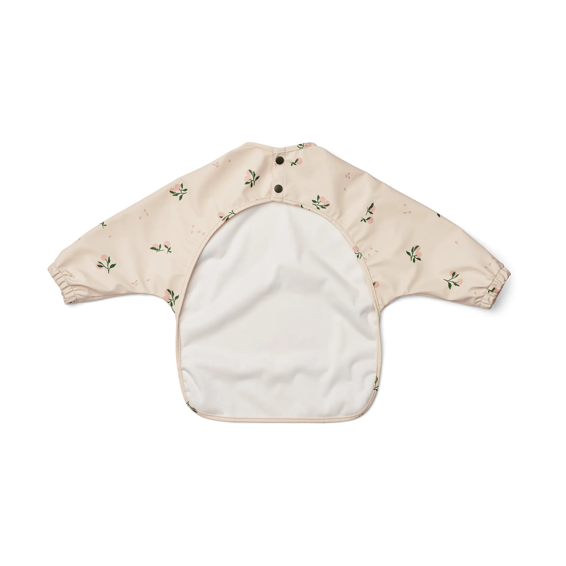 Merle bib with sleeve, 桃色-Sea shell mix Liewood