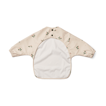Merle bib with sleeve - 桃色-Sea shell mix - Liewood