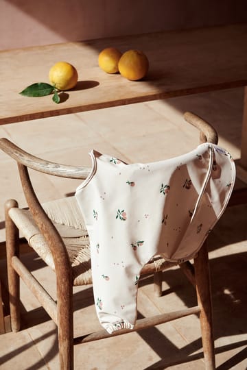 Merle bib with sleeve - 桃色-Sea shell mix - Liewood