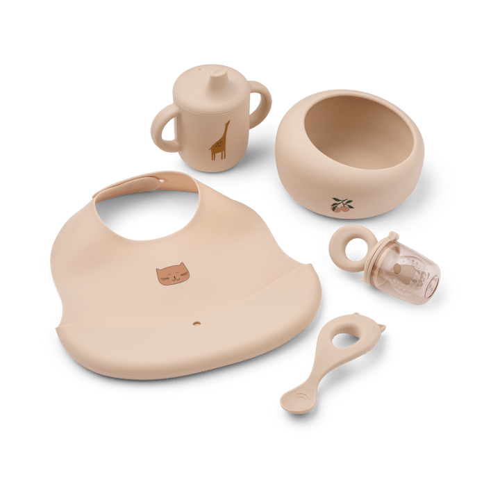 Mileah baby mealtime 套装 - Apple blossom - Liewood