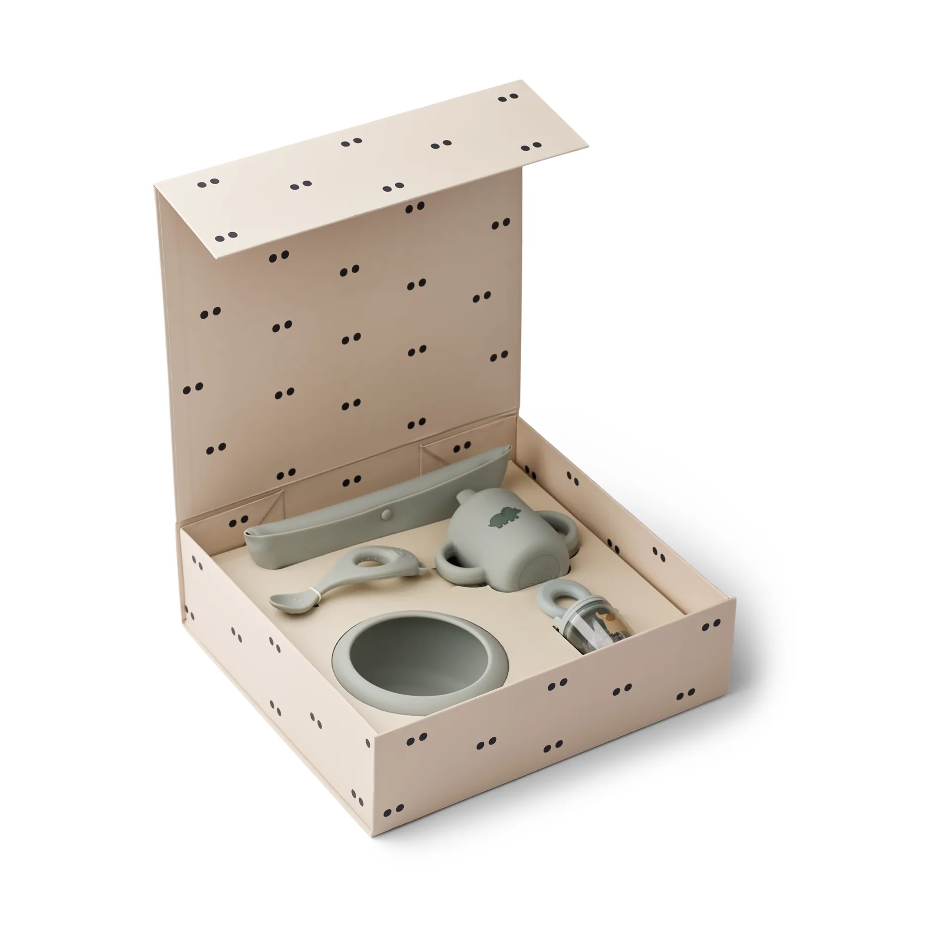 Mileah baby mealtime 套装, 鸽蓝色 Liewood