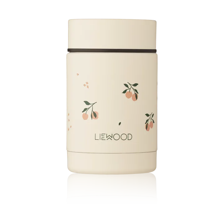 Nadja食物保温瓶 0.25升 - 桃色_贝壳色混色 - Liewood