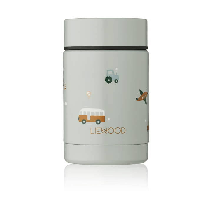 Nadja food 热水瓶0.25 L - Vehicles-dove 蓝色 mix - Liewood