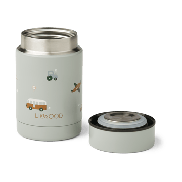 Nadja food 热水瓶0.25 L - Vehicles-dove 蓝色 mix - Liewood
