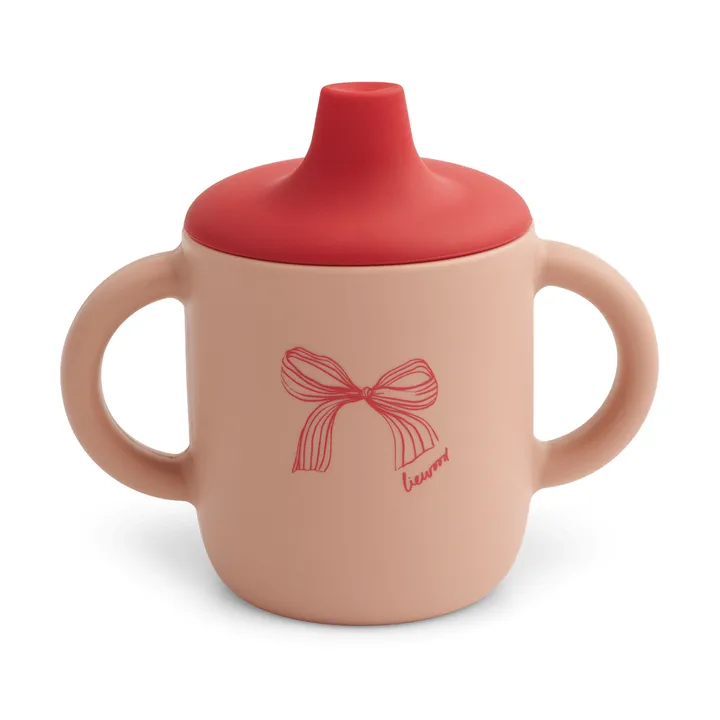 Neil 尼尔系列儿童吸管杯150ml - Bow-浅托斯卡纳色 - Liewood