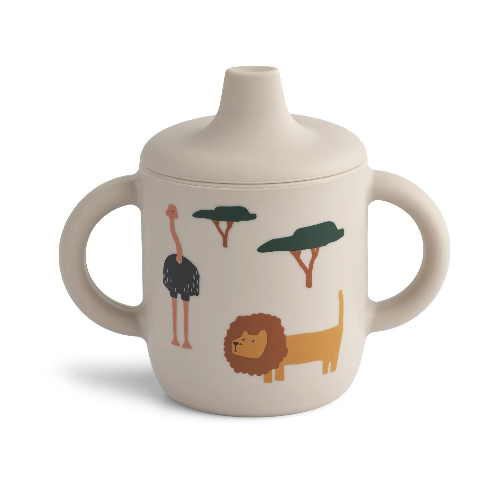 Neil sippy 杯子 15 cl, Safari sandy mix Liewood