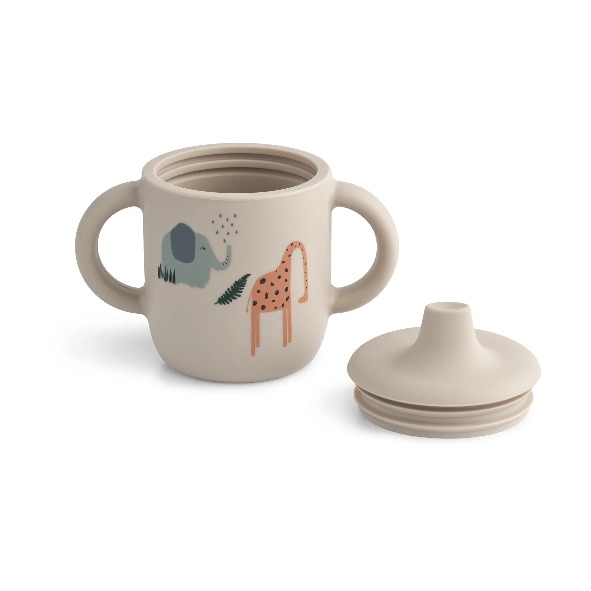 Neil sippy 杯子 15 cl, Safari sandy mix Liewood