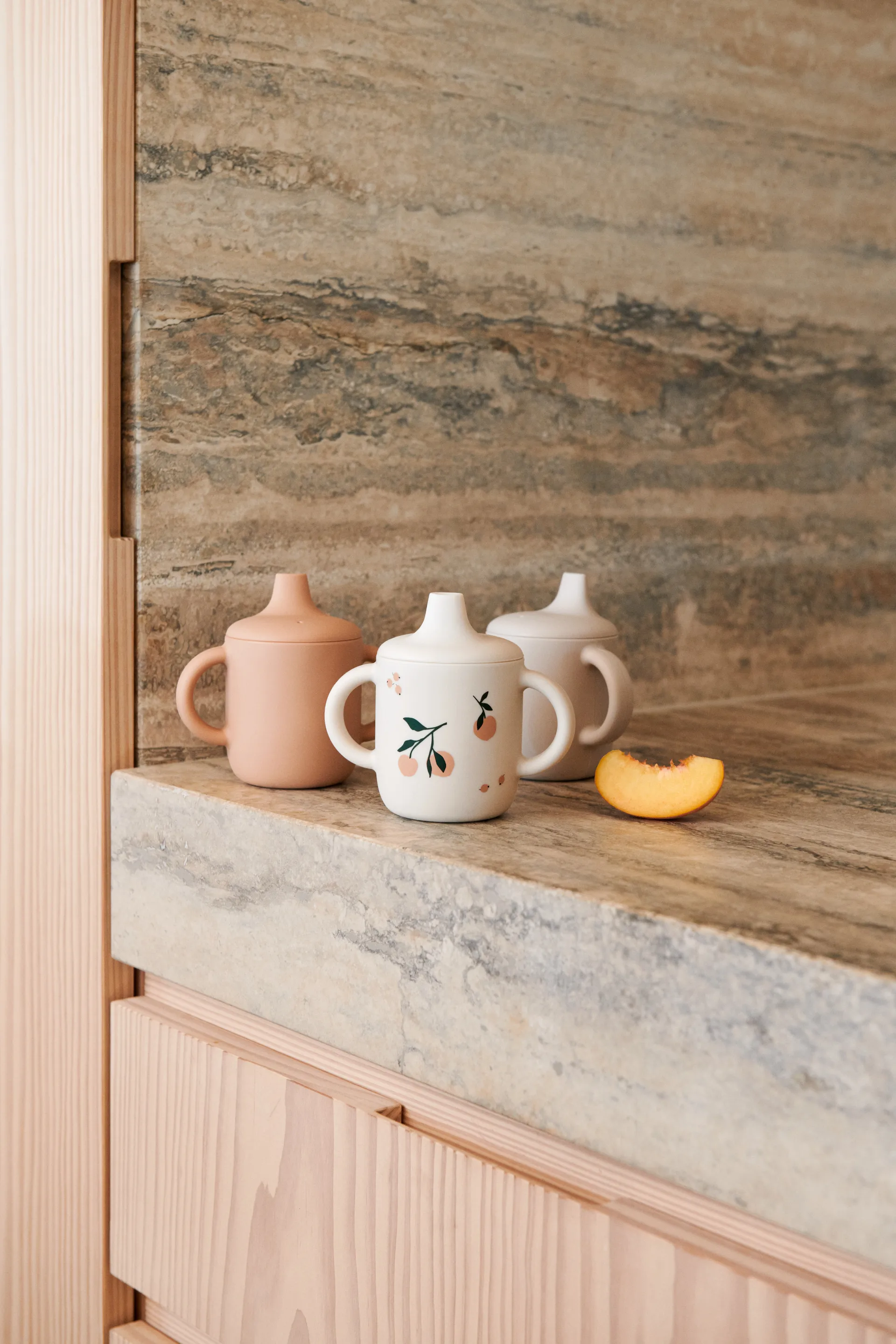 Neil sippy 杯子 15 cl, 桃色-Sea shell mix Liewood