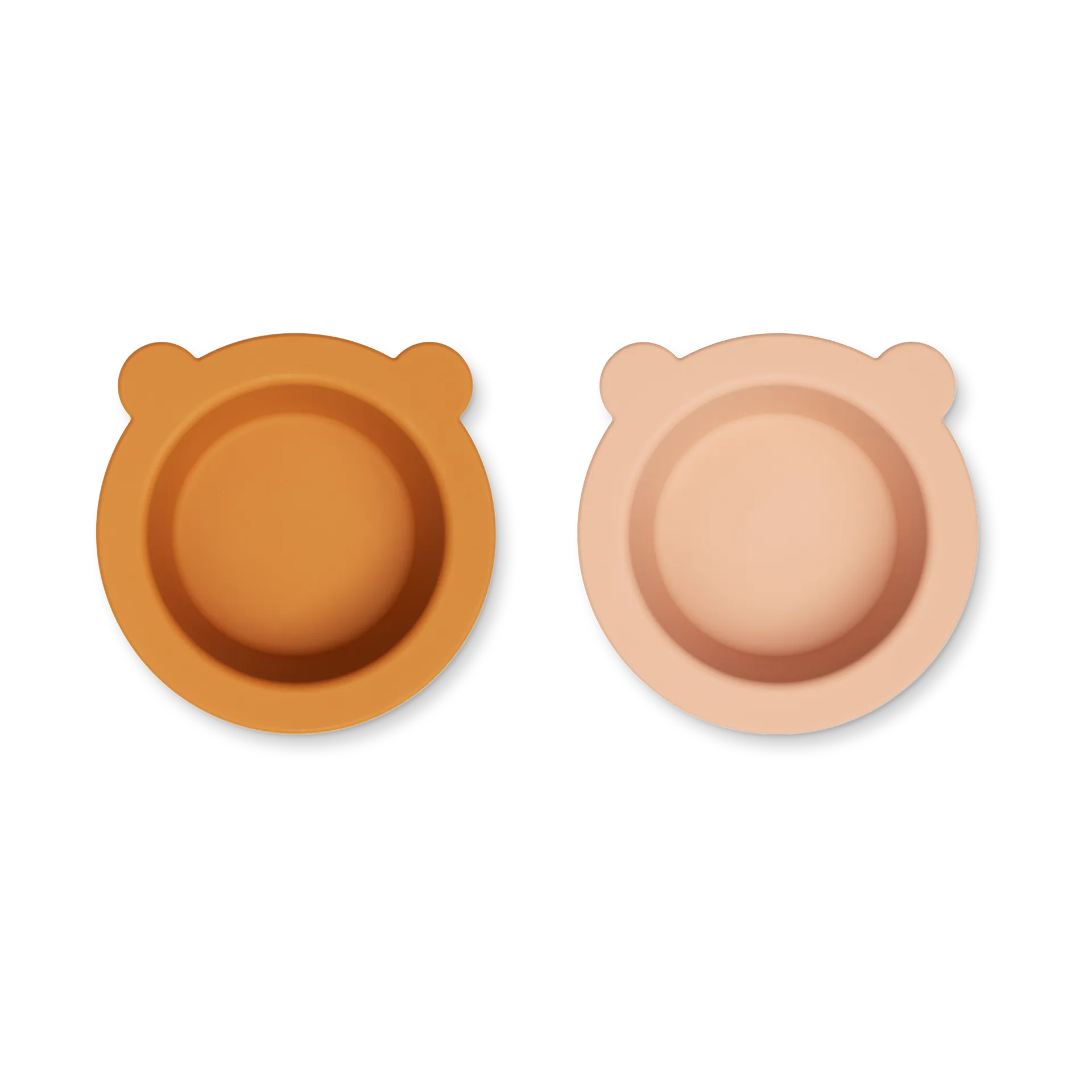 Peony 碗 （带吸盘的） Ø16 cm 2件, Mustard-tuscany 玫瑰色 mix Liewood