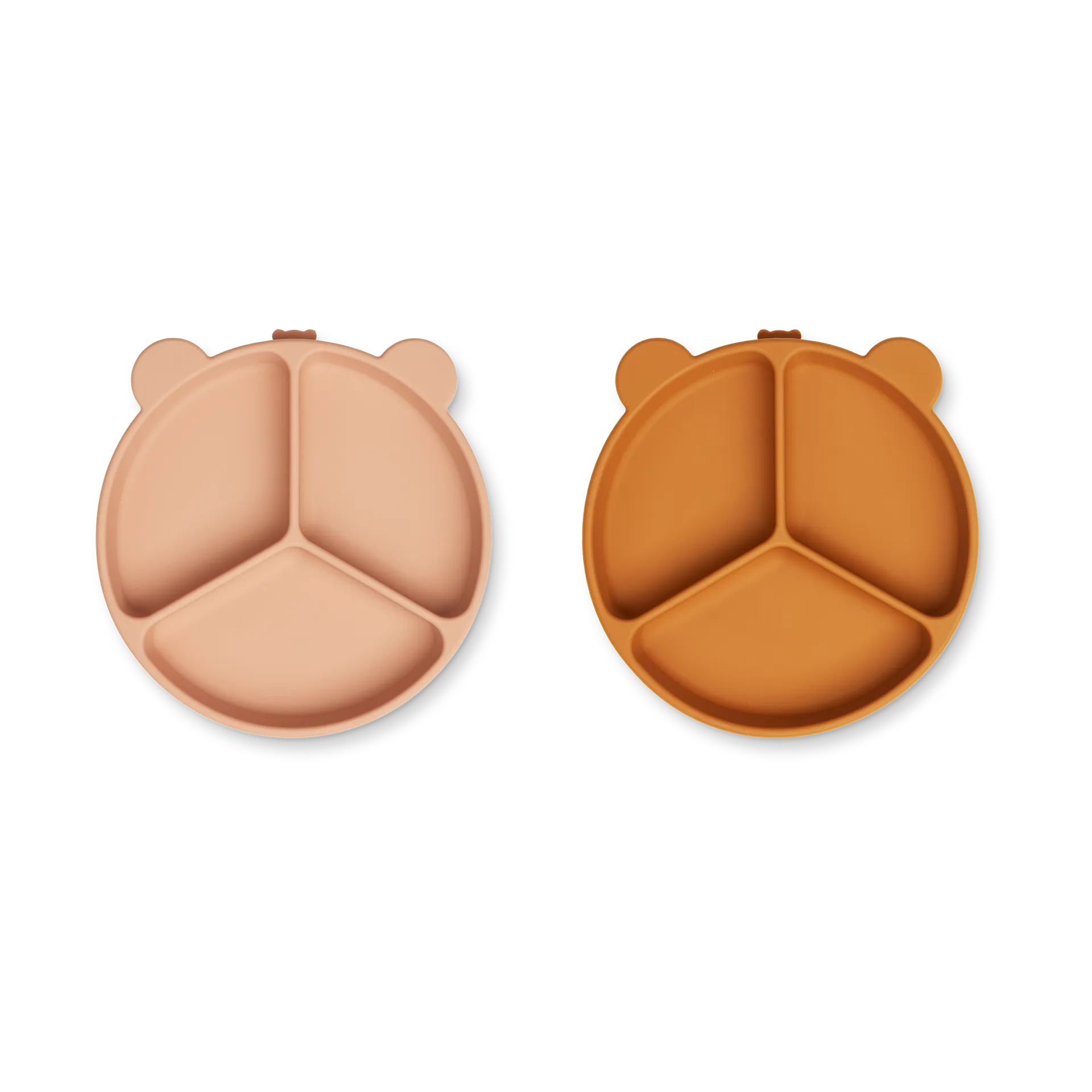 Stacy divided 儿童 盘子 两件套装, Mustard-tuscany 玫瑰色 mix Liewood