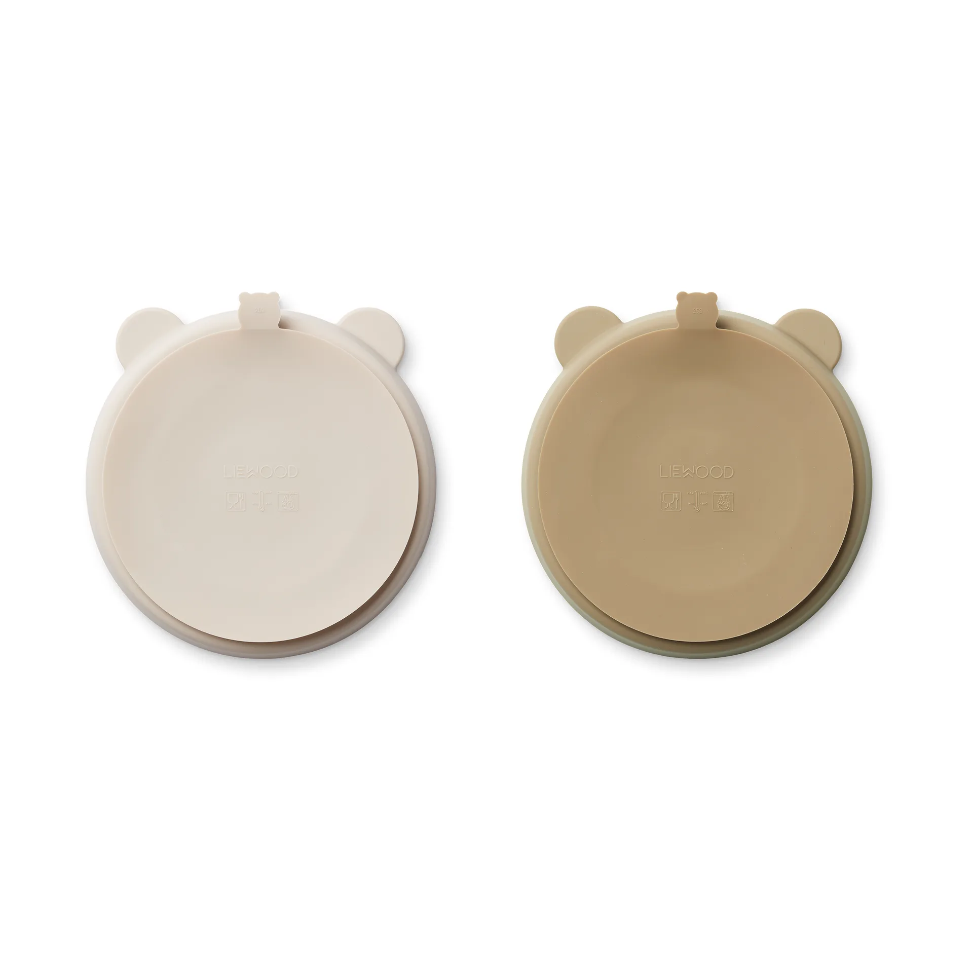 Stacy divided 儿童 盘子 两件套装, Sandy-燕麦色 Liewood