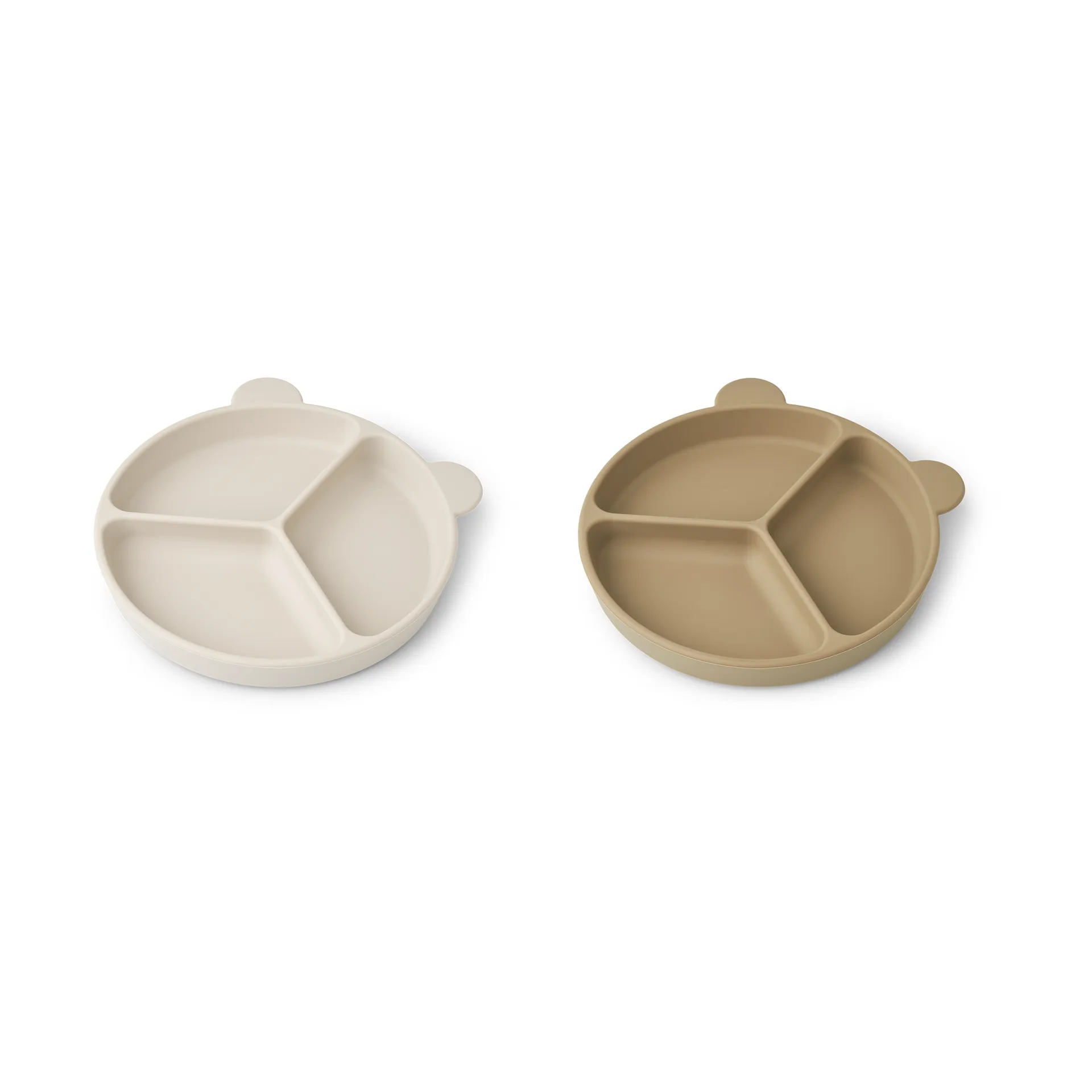 Stacy divided 儿童 盘子 两件套装, Sandy-燕麦色 Liewood