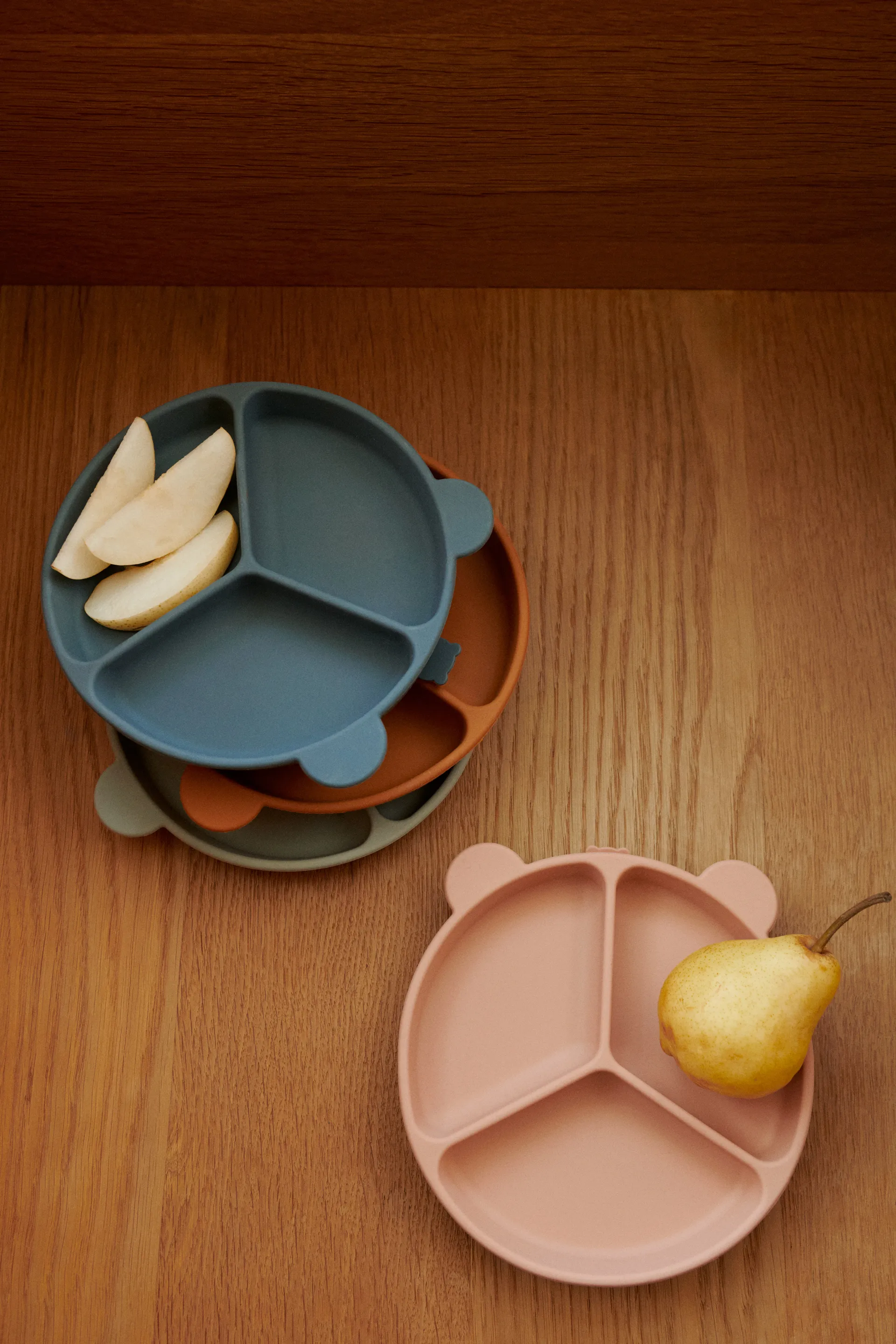 Stacy divided 儿童 盘子 两件套装, Sandy-燕麦色 Liewood