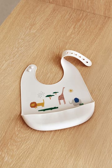 Tilda bib silicone 两件套装 - Safari sandy mix - Liewood