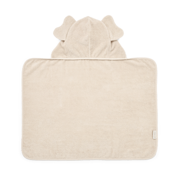 Vilas Elephant hooded 毛巾 baby - 沙色 - Liewood