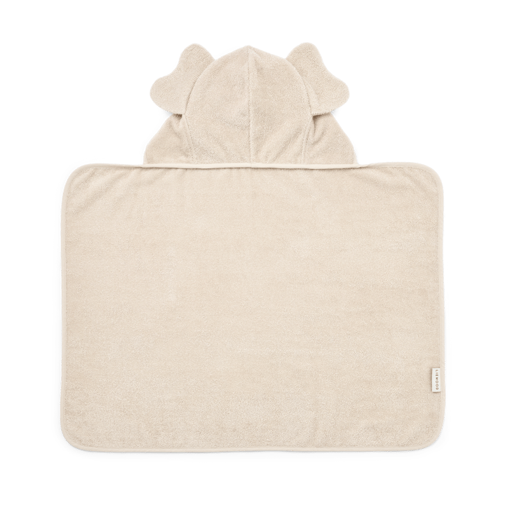 Vilas Elephant hooded 毛巾 baby, 沙色 Liewood