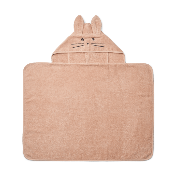 Vilias rabbit hooded 浴巾 60x80 cm - Pale Tuscany - Liewood