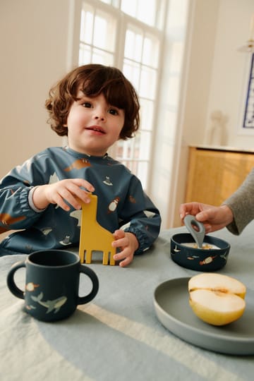 Vivi printed dinnerware 套装 4件. - 北冰洋海景 - Liewood