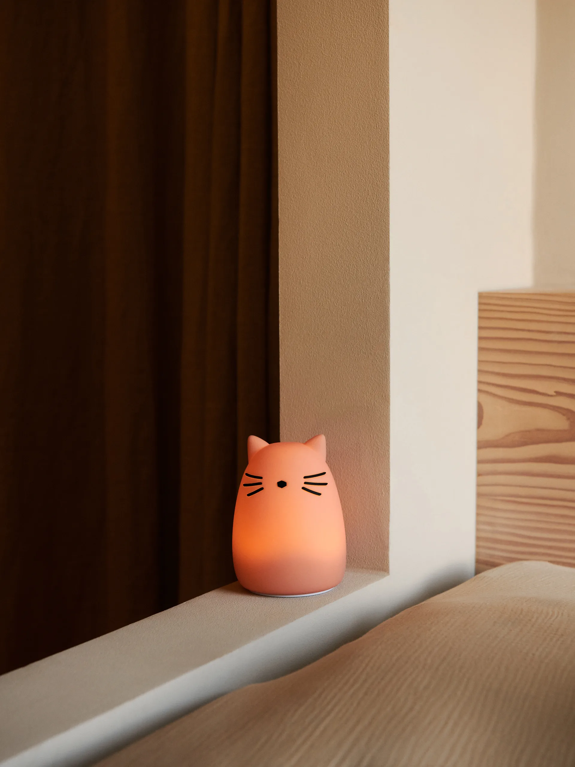 Winston 猫咪夜灯, 猫咪玫瑰色 Liewood