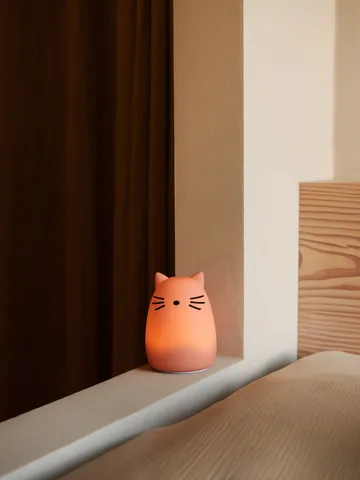 Winston 猫咪夜灯 - 猫咪玫瑰色 - Liewood