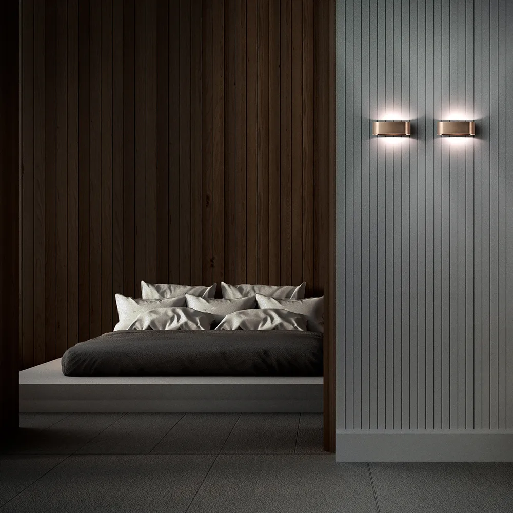 Aura W1 壁灯, 玫瑰色 gold Light-Point