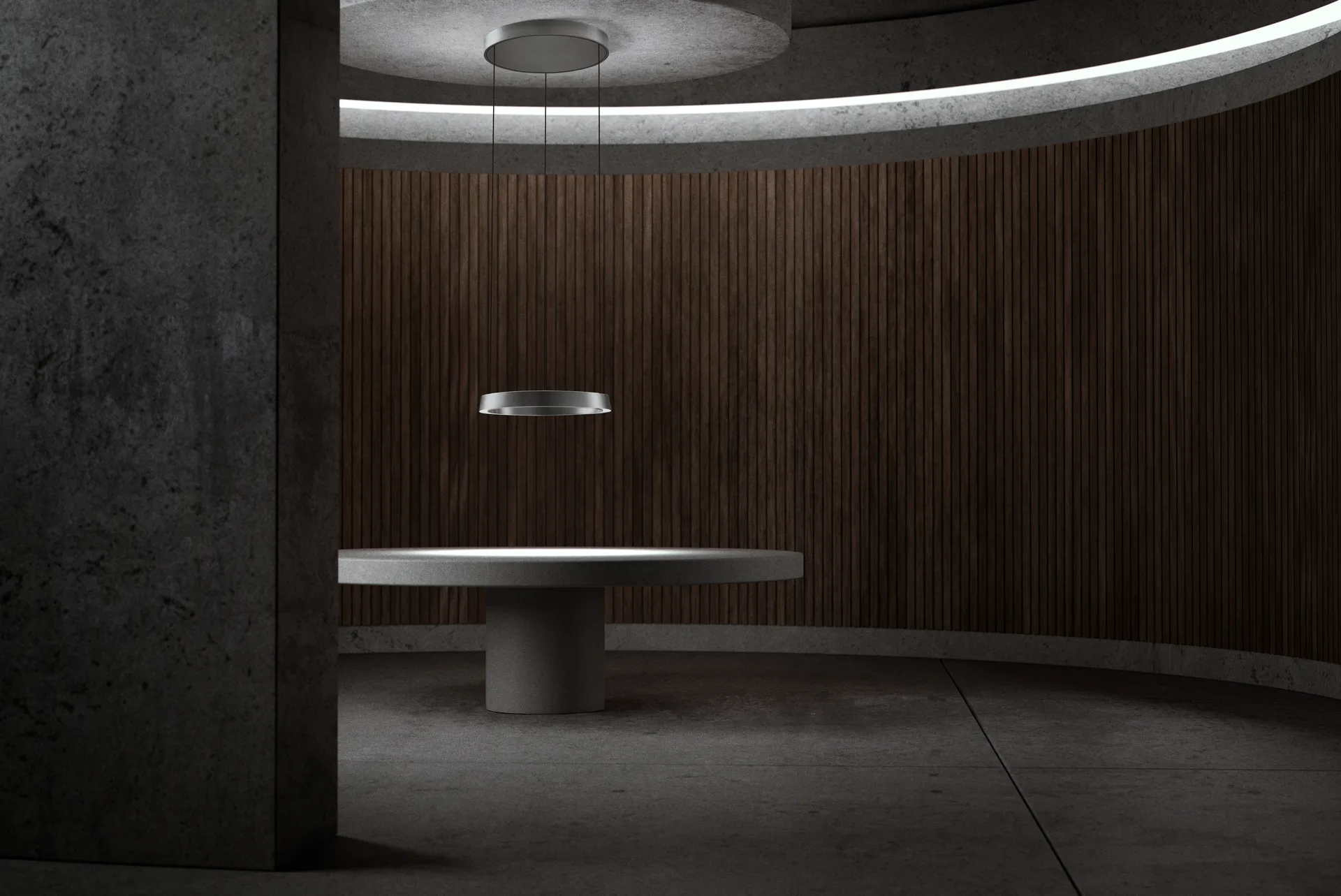 Edge round Ø40 吊灯 switch tune, Titanium Light-Point