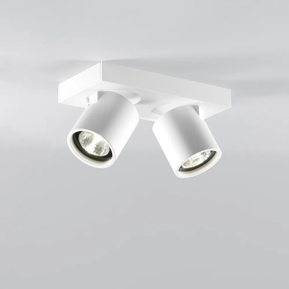Focus Mini 2壁 and ceiling 灯, 白色, 2700 kelvin Light-Point