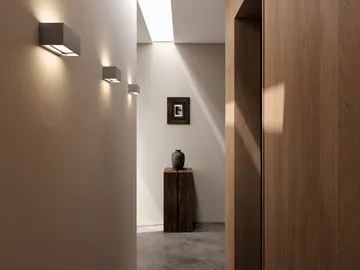 Linea W1 壁灯 switch tune - Titanium, 7x15 cm - Light-Point