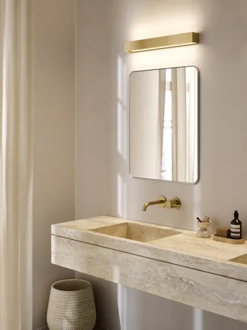 Linea W3 壁灯 switch tune - 黄铜, 7x60 cm - Light-Point