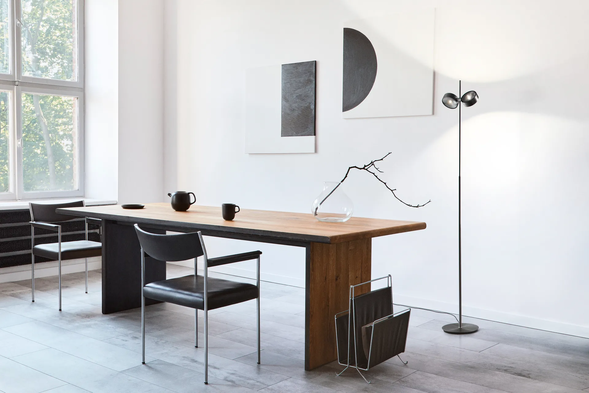 Orbit 落地灯, Carbon 黑色 Light-Point