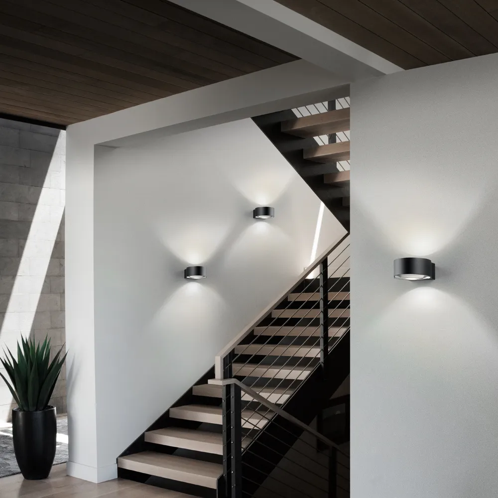 Orbit W1 壁灯, 黑色, 3000 kelvin Light-Point