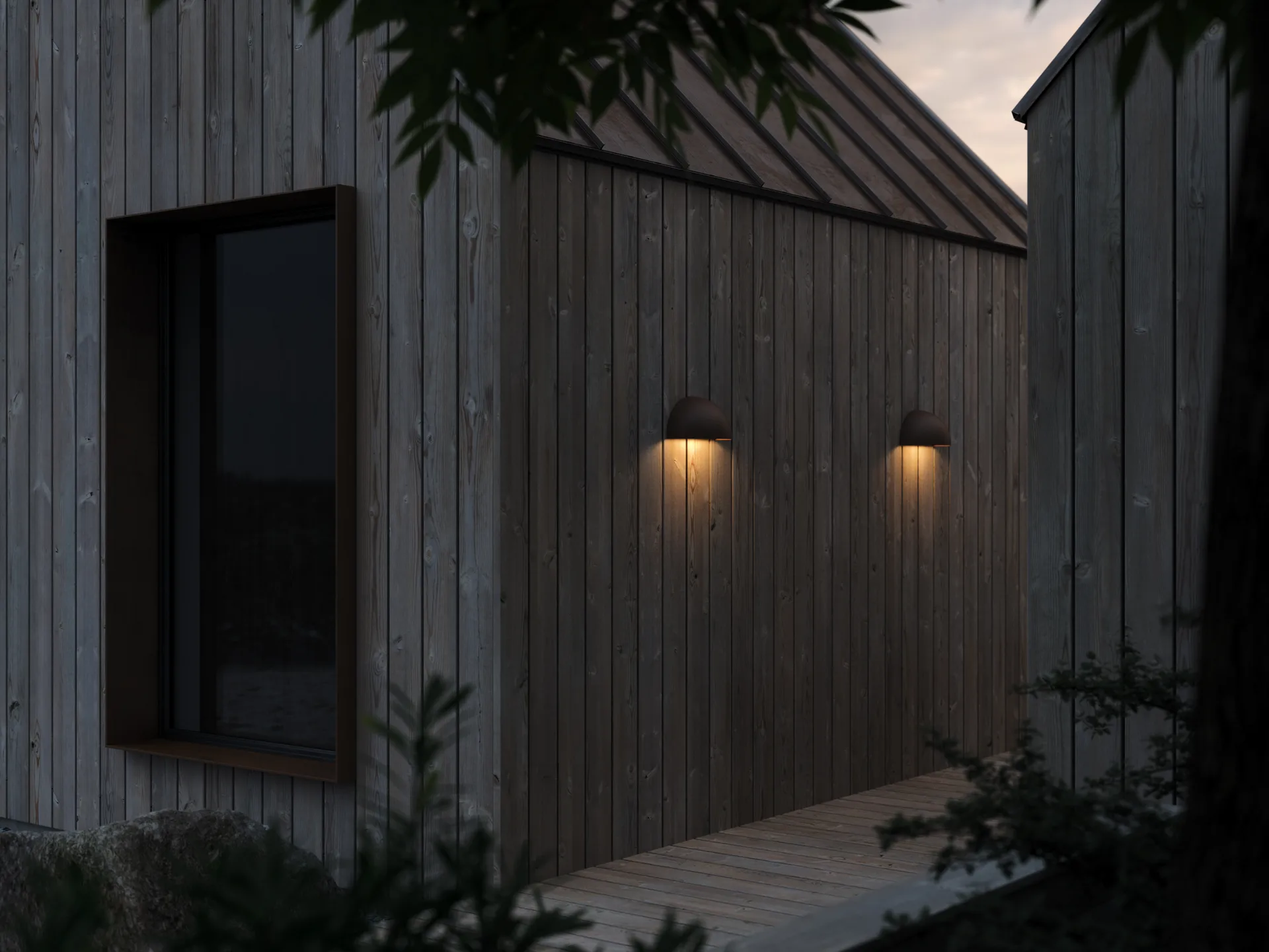 Rørhat 壁灯, Copper raw, LED Light-Point