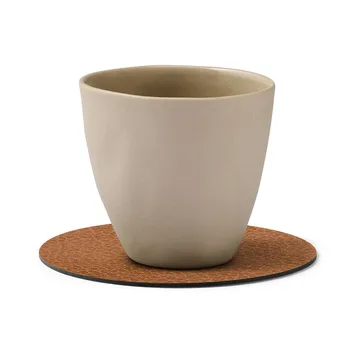 Bull圆形杯垫 - 自然色 - LIND DNA