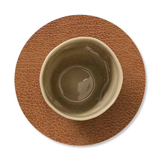 Bull圆形杯垫, 自然色 LIND DNA