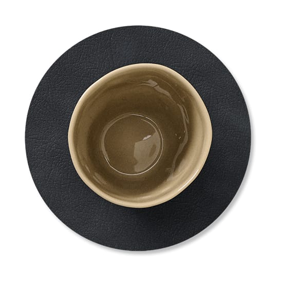 Cloud coaster reversible  circle 1 pcs, 黑色-棕色 LIND DNA