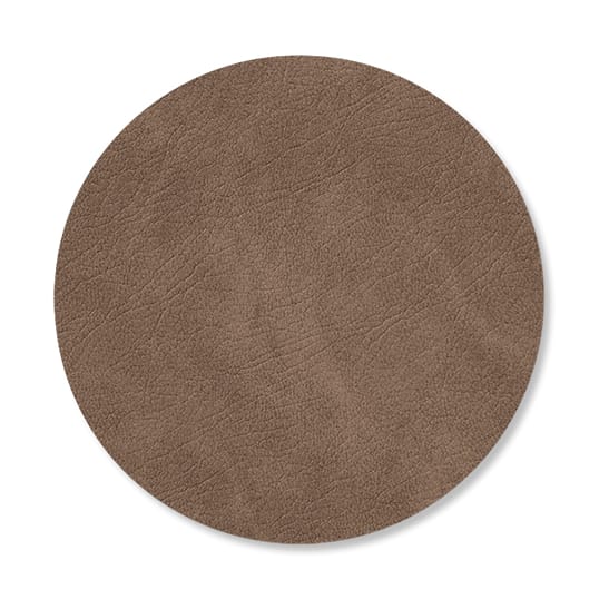 Cloud coaster reversible  circle 1 pcs, 黑色-棕色 LIND DNA