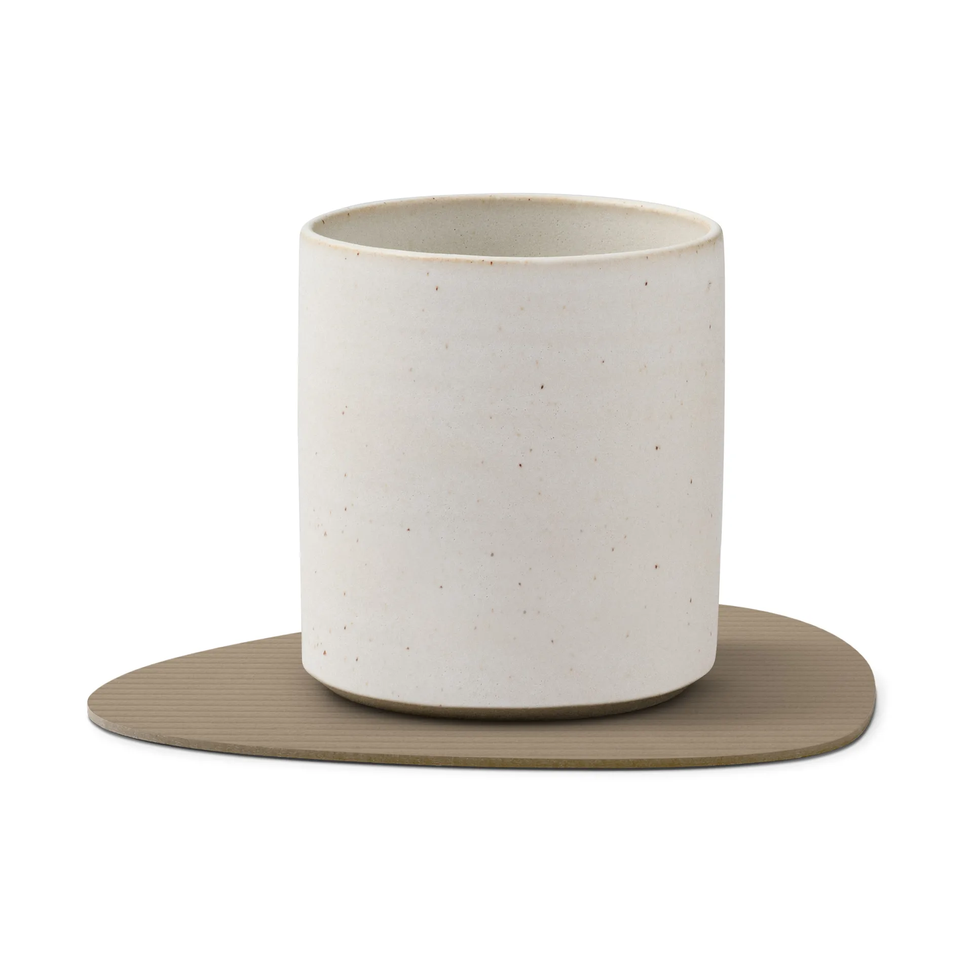 Corduroy 杯垫 curve, Clay 褐色 LIND DNA