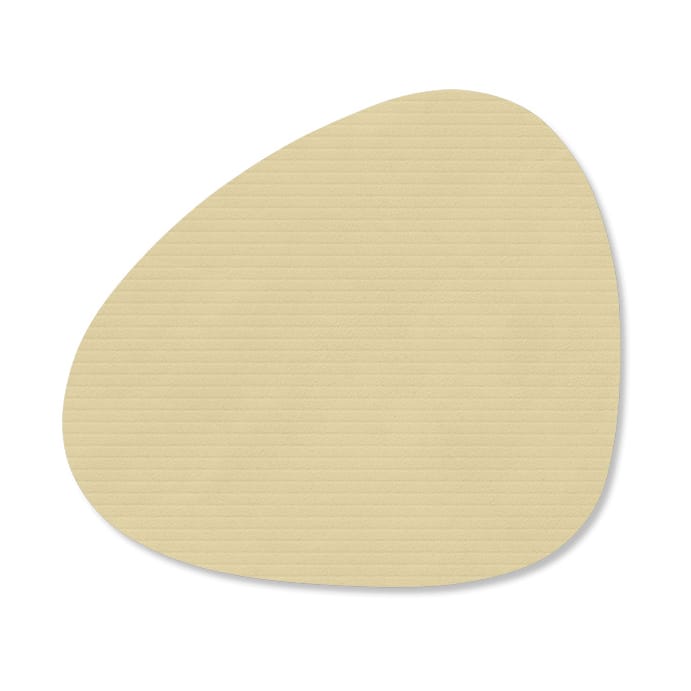 Corduroy 杯垫 curve - Lemon Sorbet - LIND DNA
