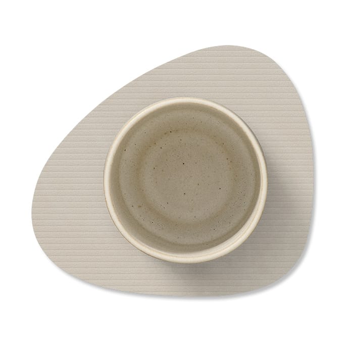 Corduroy 杯垫 curve, Oyster 白色 LIND DNA